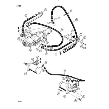 case 1835b hydraulic system diagram